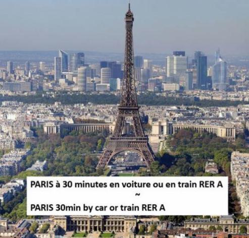 Appartement A 5 Min De Disney Proche Paris 尚特洛普恩布里 外观 照片